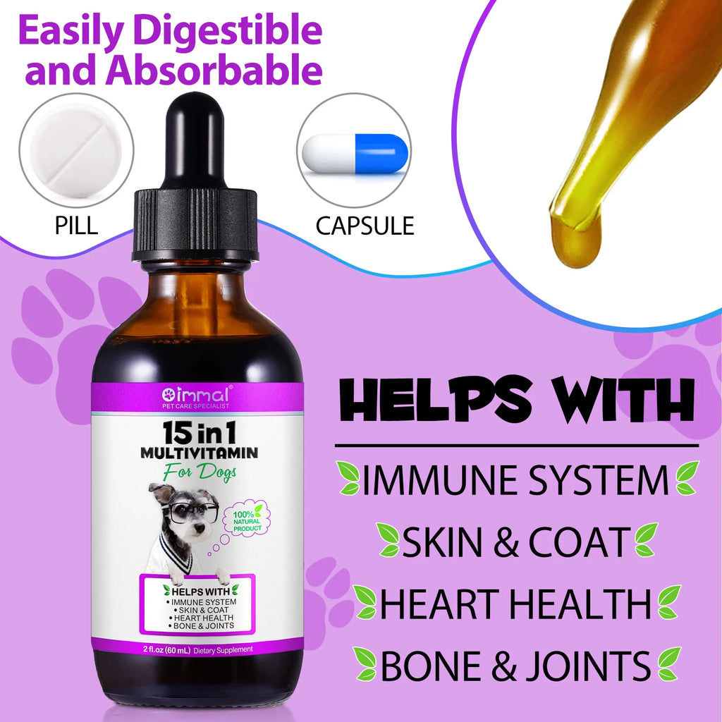 15 in 1 Multivitamin for Dog Helps with Immune System