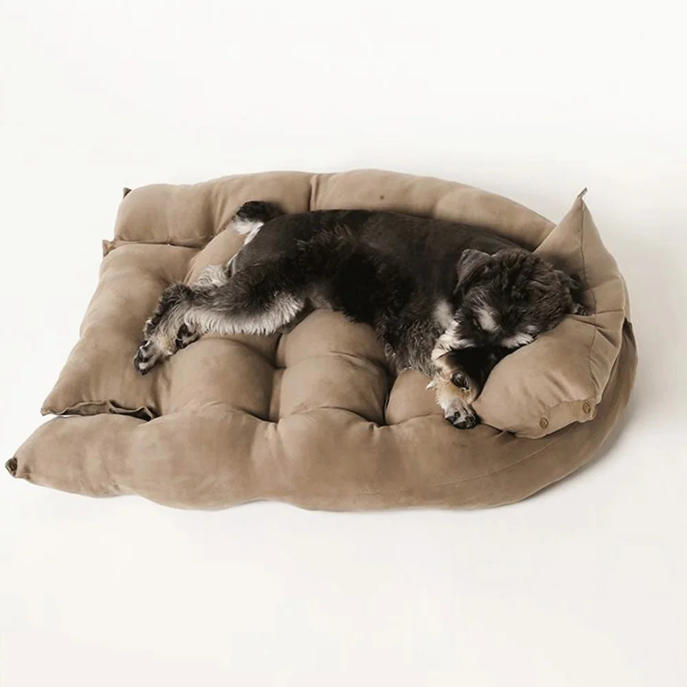 Warm Dog Sofa Bed Winter Pet Dog Cat Bed Sleeping House Kennel Mat