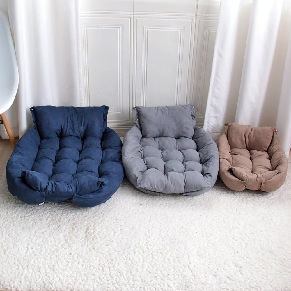 Warm Dog Sofa Bed Winter Pet Dog Cat Bed Sleeping House Kennel Mat