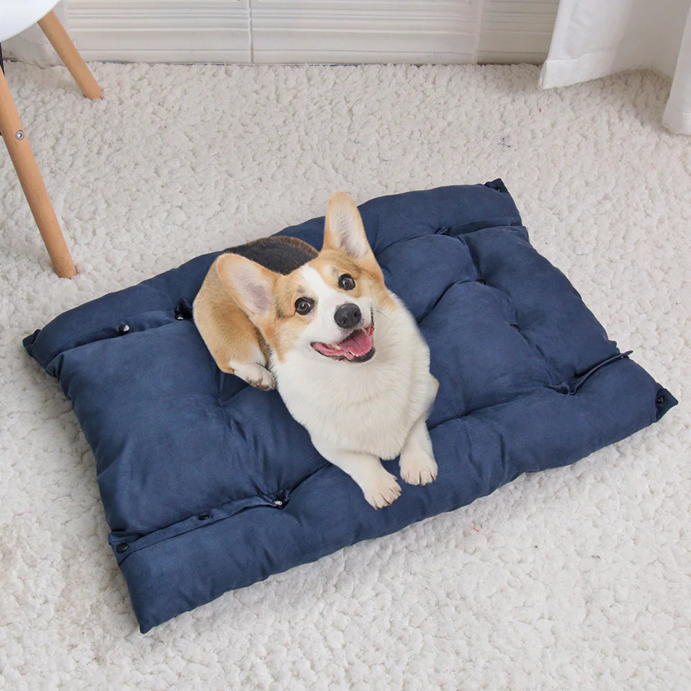 Warm Dog Sofa Bed Winter Pet Dog Cat Bed Sleeping House Kennel Mat
