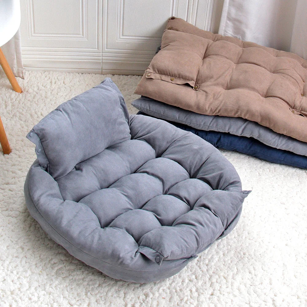 Warm Dog Sofa Bed Winter Pet Dog Cat Bed Sleeping House Kennel Mat