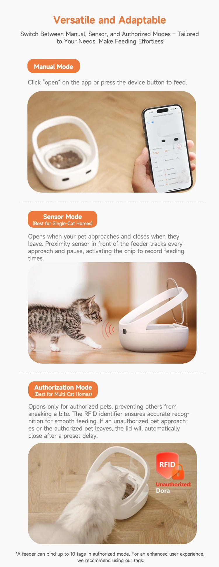 New Petoneer NutriCare Feeder Tailored For Multi-Pet Households Pet feeder