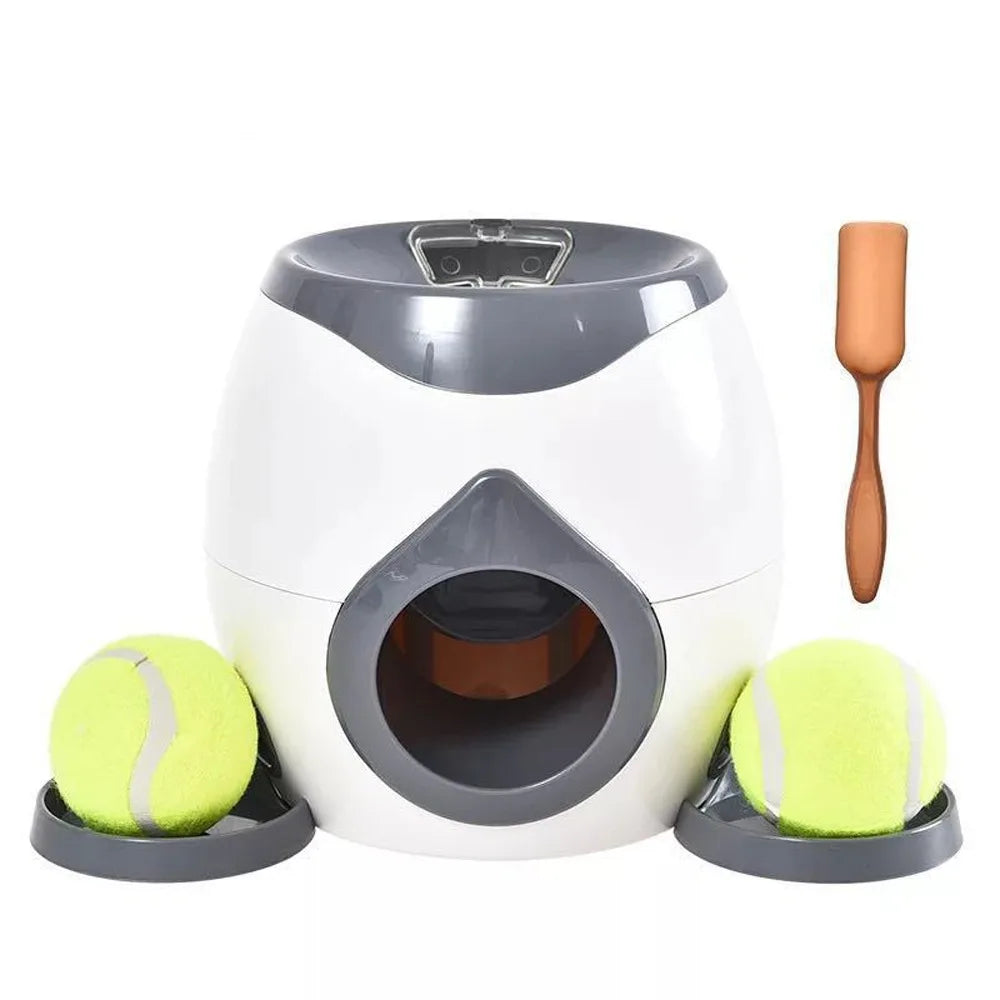Pet Supplies 2 in 1 Pet Feeding Machine Interactive Toy Leak Food Reward Machine