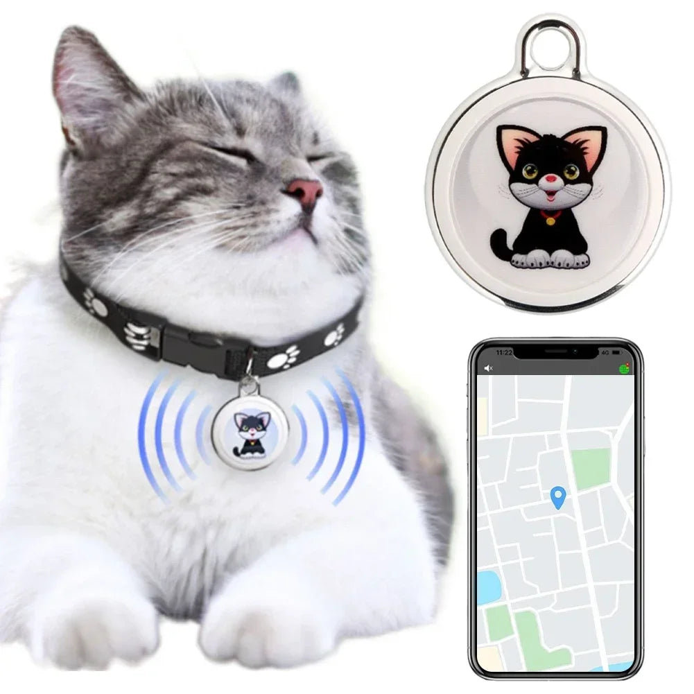 Pet Anti-Lost GPS Tracker Bluetooth-compatible Smart Wearable Waterproof