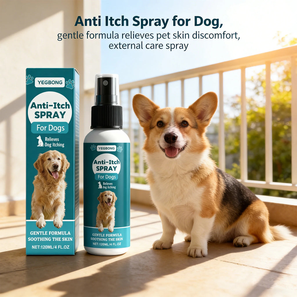 Anti Itch Spray for Dog Itch Relief Soothing Dog Skin Discomfort