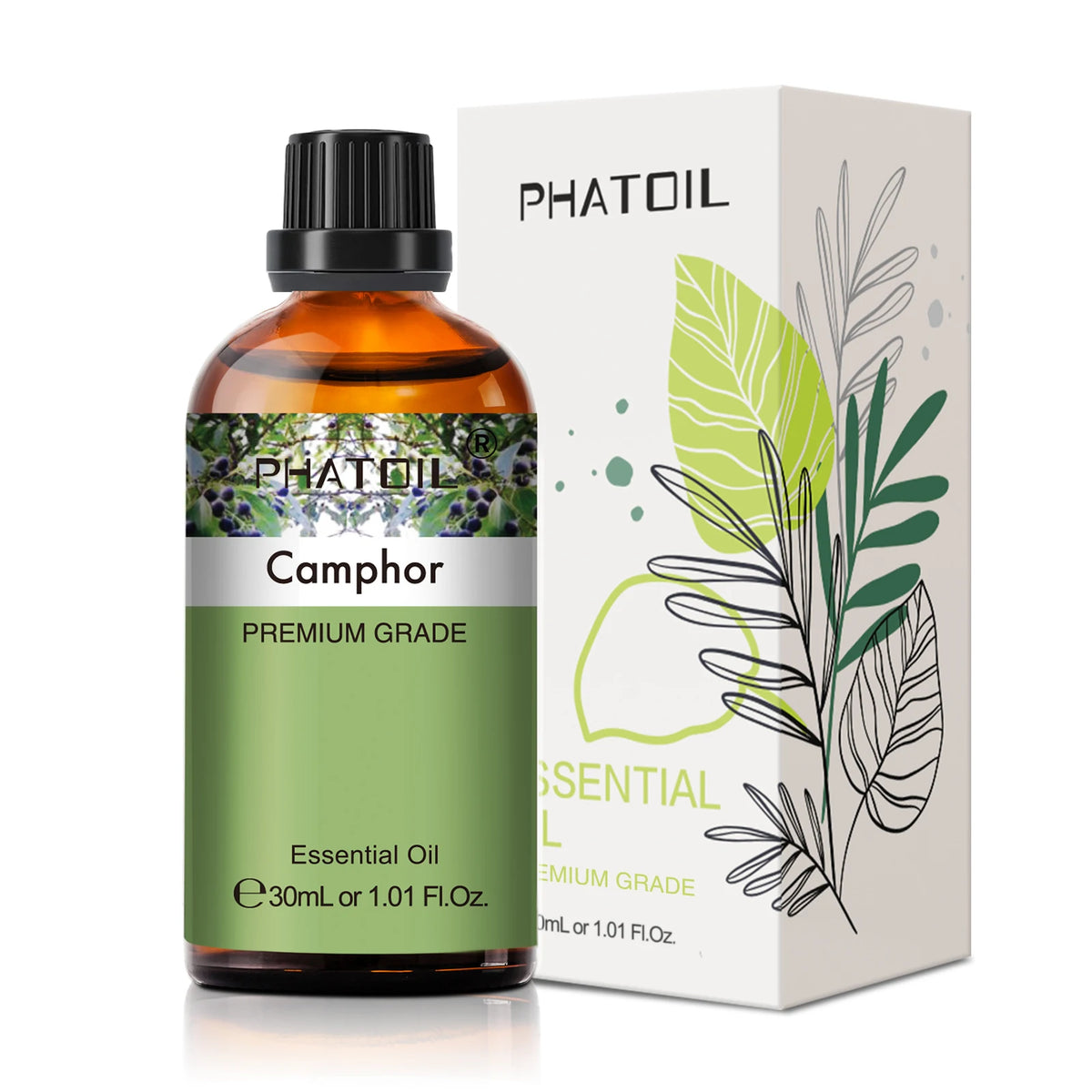 PHATOIL 1PCS Aromatherapy Essential Oil 30ml Lemon Eucalyptus Lavender