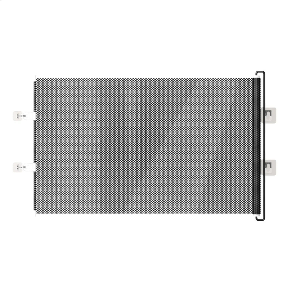 Retractable Pet Gate No Drilling Door Barrier Indoor Retractable Stair Barrier for Home