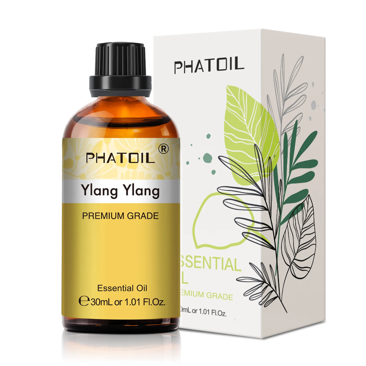 PHATOIL 1PCS Aromatherapy Essential Oil 30ml Lemon Eucalyptus Lavender