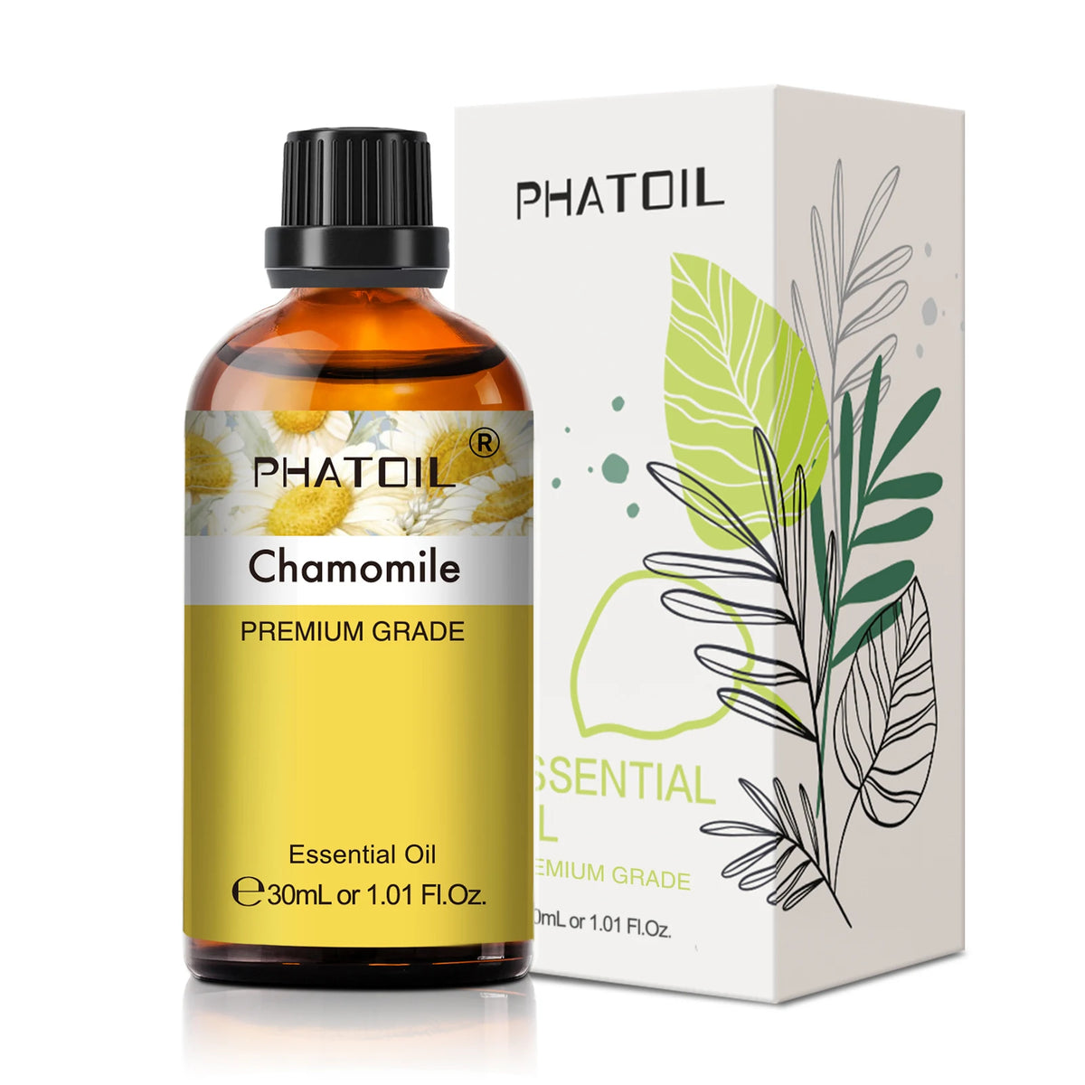 PHATOIL 1PCS Aromatherapy Essential Oil 30ml Lemon Eucalyptus Lavender