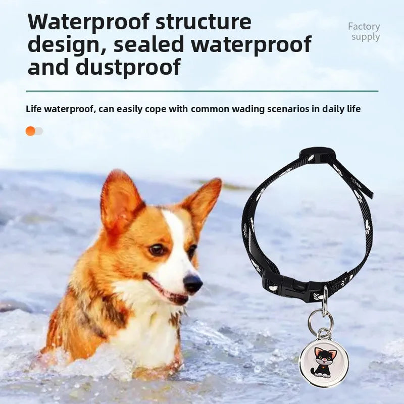 Pet Anti-Lost GPS Tracker Bluetooth-compatible Smart Wearable Waterproof