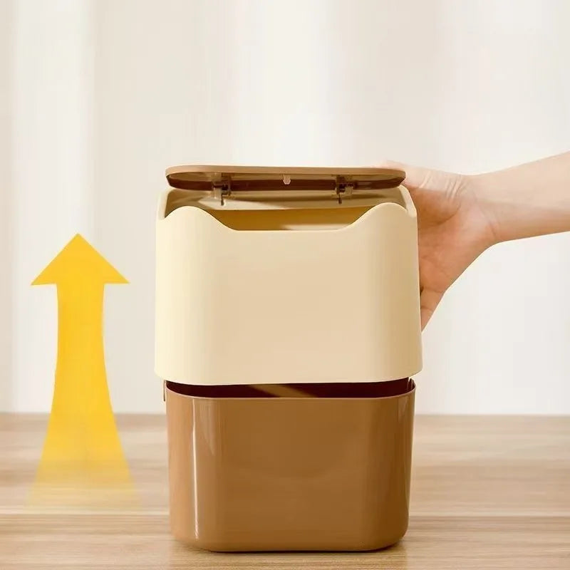 Litter bin for cat litter, odour-proof, closed mini cat litter bin, pet toilet product, deodorising device