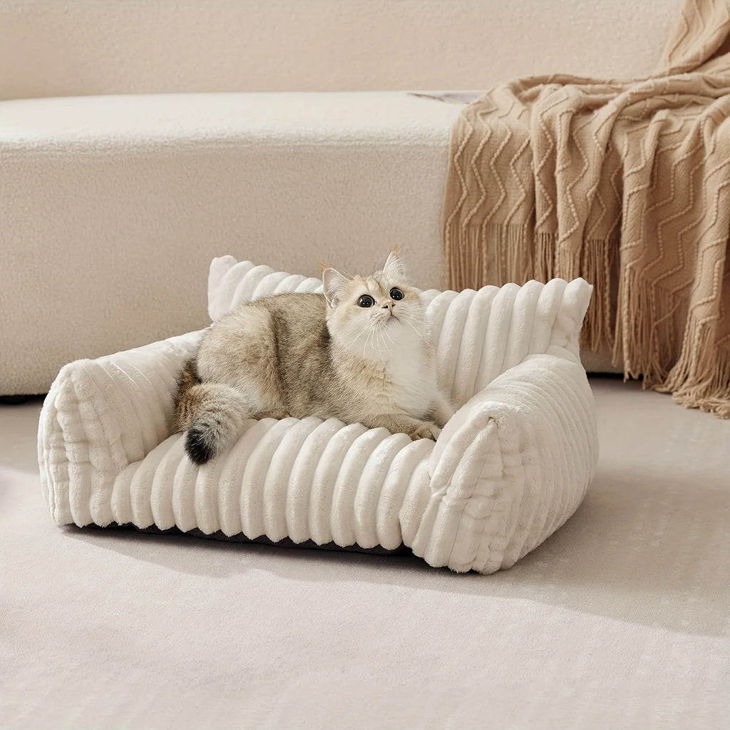 Warm Comfort Cat Sofa  Deep Sleep Cat Bed Pet Basket Kitten House Small Dogs