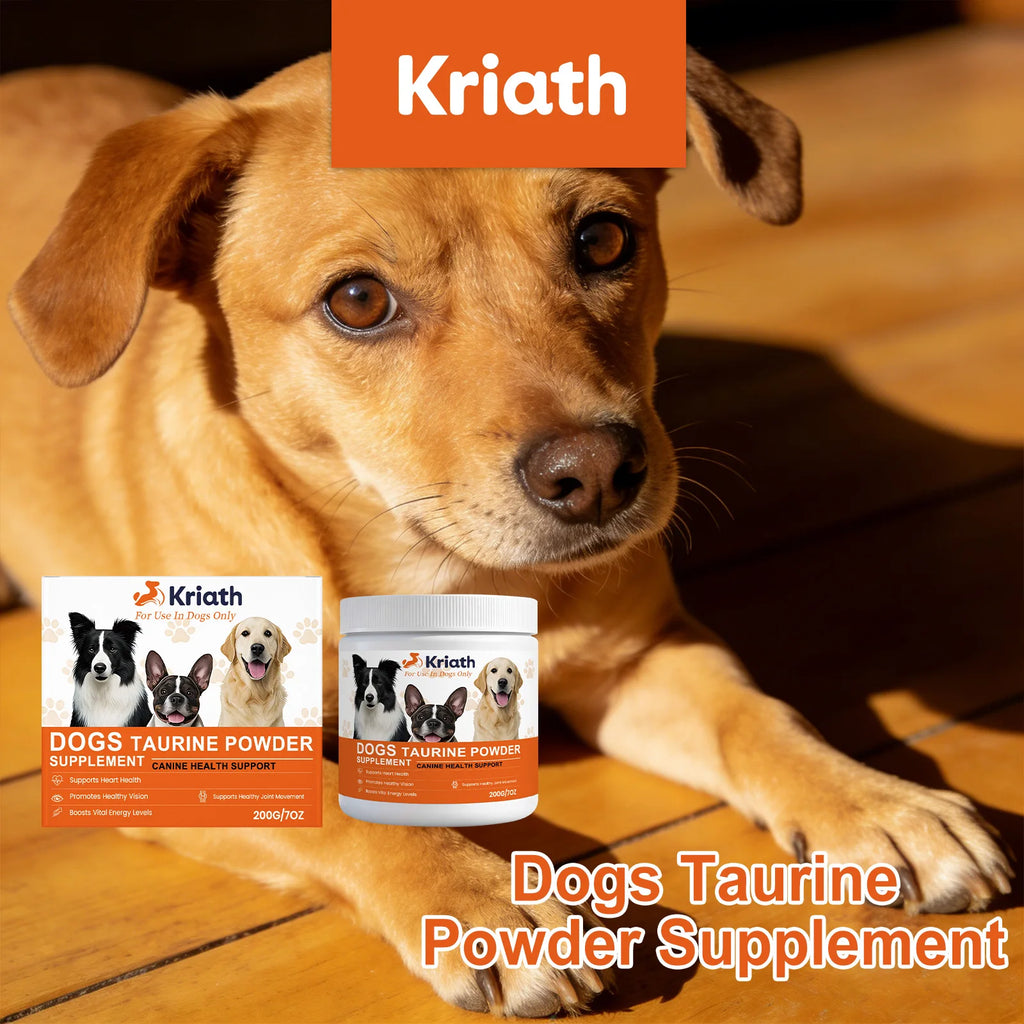 Dogs Taurine Powder Support Heart Health Boosts Vital Energy Levels
