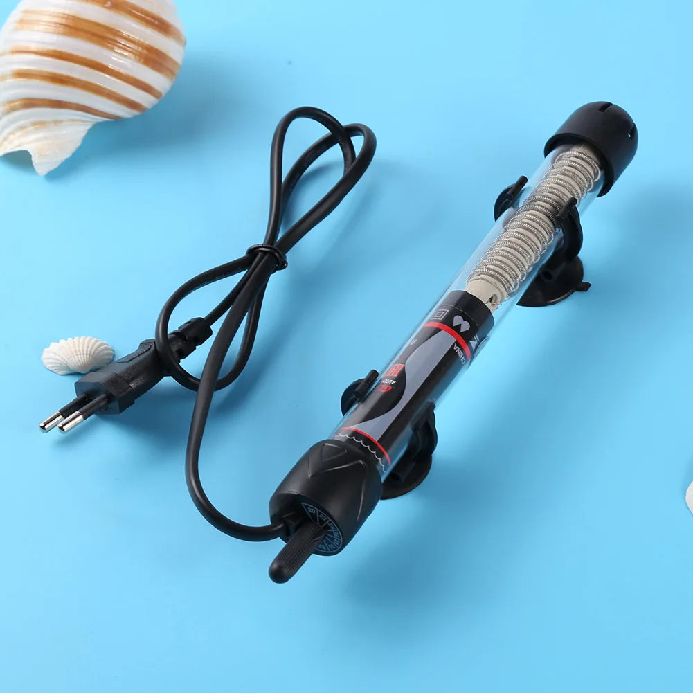 25-300W Automatic Temper Adjustment Aquarium Submersible Fish Tank Water Heater Electric Water Heater Boiler Water Heating Rod