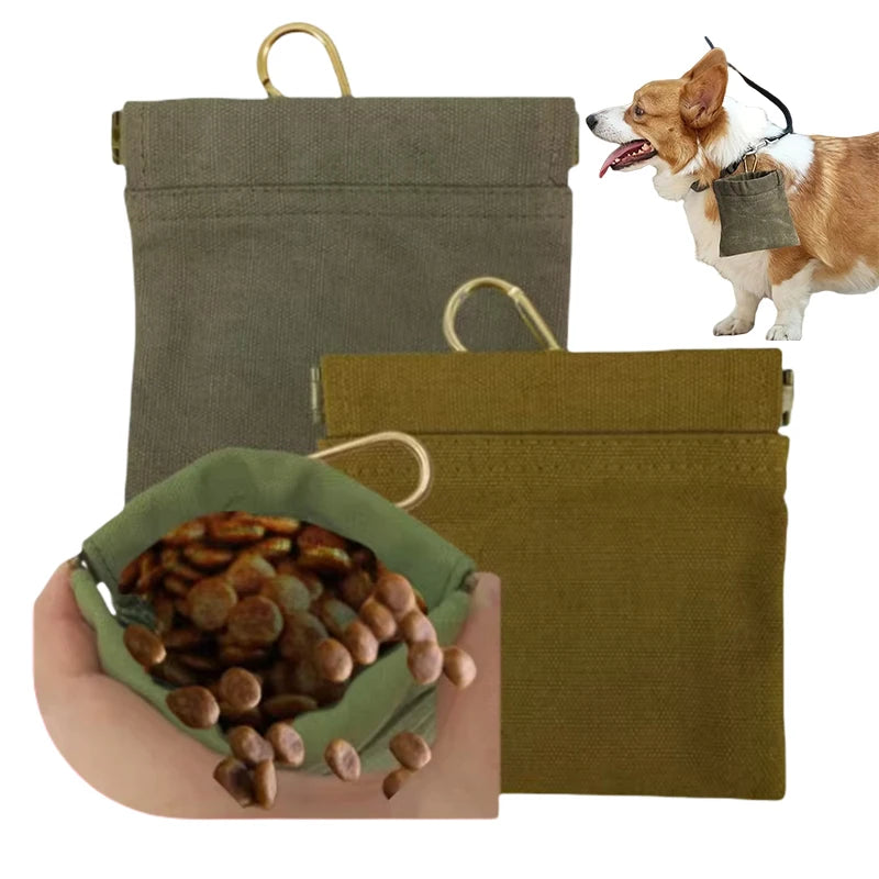Dog Training Snack Bag Outdoor Travel Dog Food Storage Container