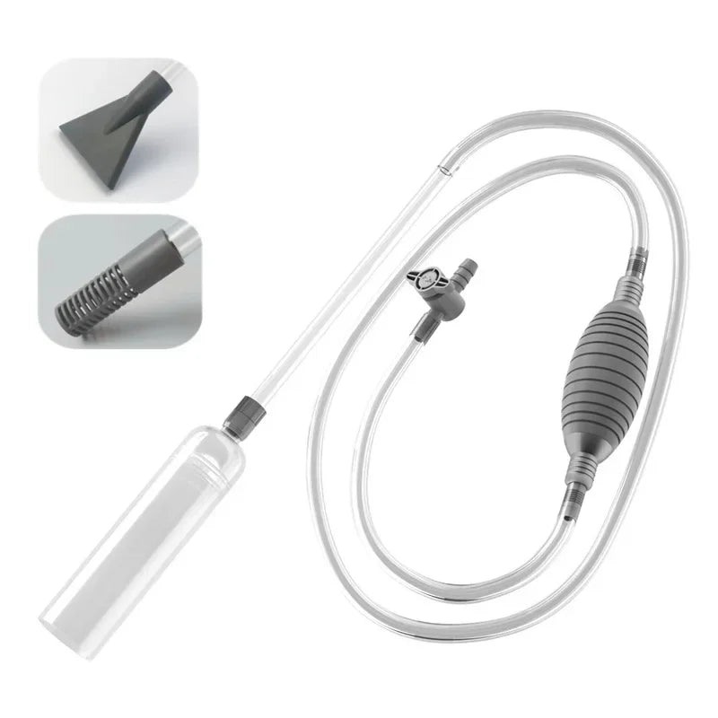 Large Fish Tank Aquarium Siphon Vacuum Gravel/Sand Washing and Water Change Cleaning Tool Kit with Extension Tube  fish tank
