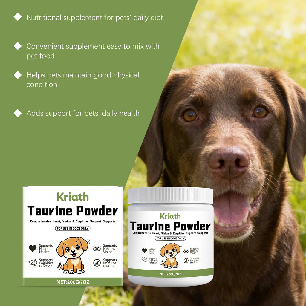 Dog Taurine Powder Easy-To-Mix Support Cognitive Health