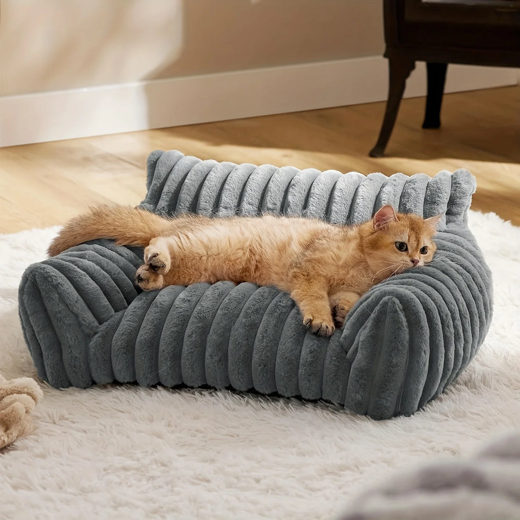 Warm Comfort Cat Sofa  Deep Sleep Cat Bed Pet Basket Kitten House Small Dogs