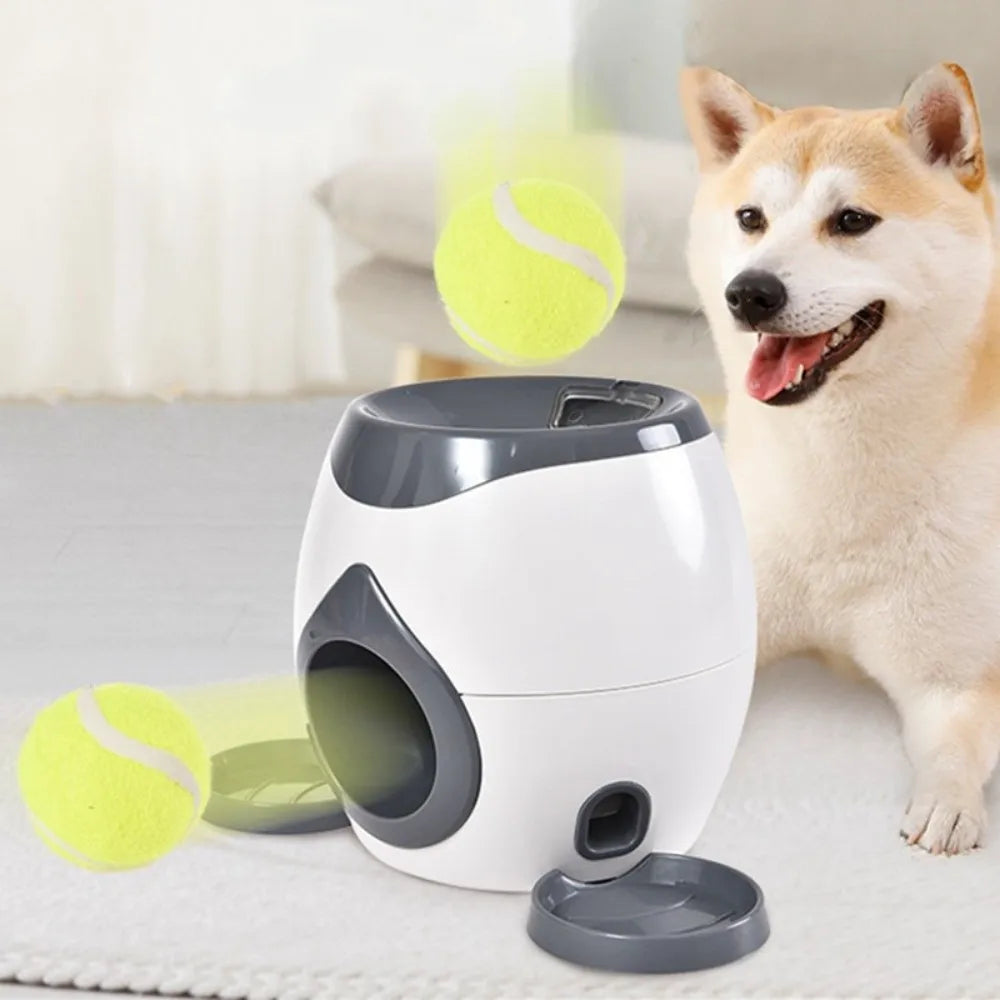 Pet Supplies 2 in 1 Pet Feeding Machine Interactive Toy Leak Food Reward Machine