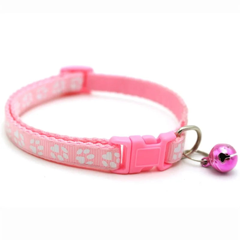 Wholesale Collars for Cat Collar With Bell Adjustable Necklace Cat Puppy Kitten Collar