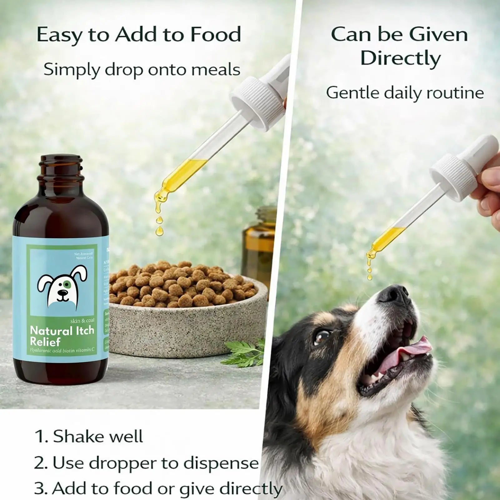 60ml Itch Relief For Dogs 60ml Natural Drops Anti Itch For Dogs