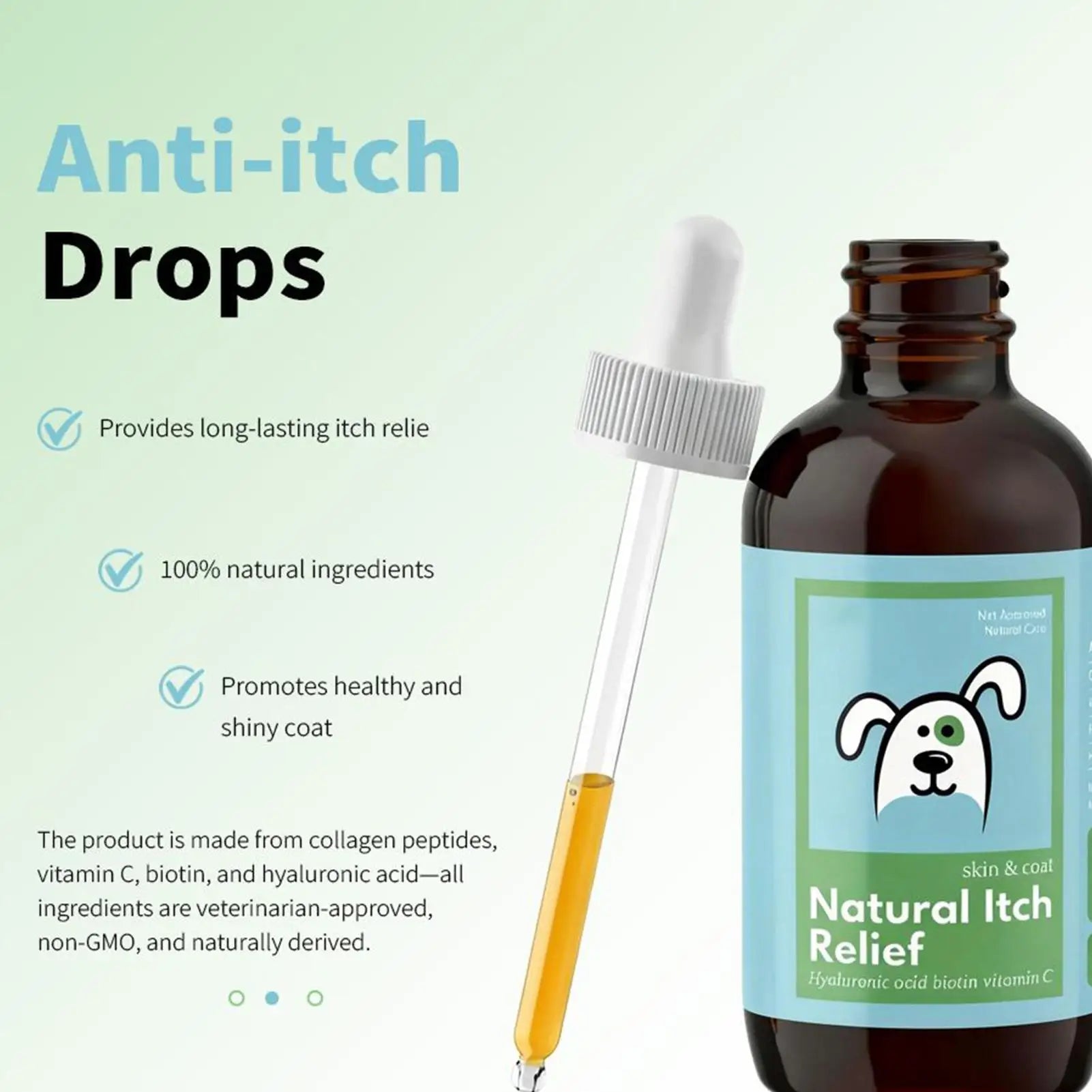 60ml Itch Relief For Dogs 60ml Natural Drops Anti Itch For Dogs