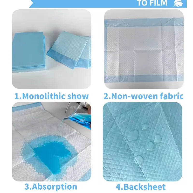 Disposable Pet Pee Pads Super Absorbent Waterproof Training Pads For Dogs Cats Rabbits