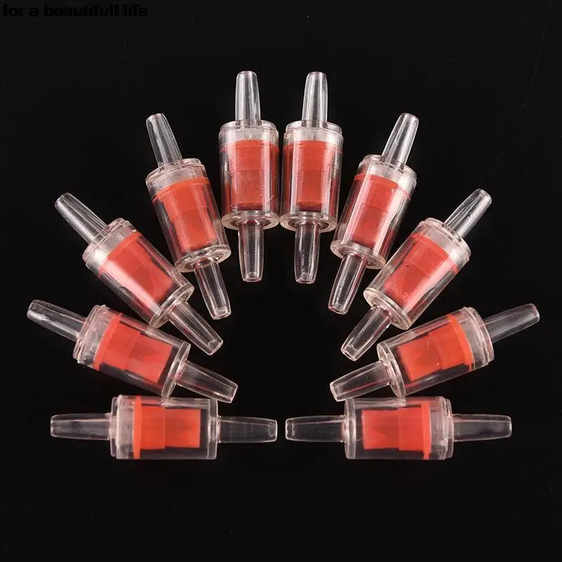 Aquarium Check Valve For Air Pump Plastic One Way Non-Return Accessories for Fish Tank Air Line Tube Hose Pipe Pet Product