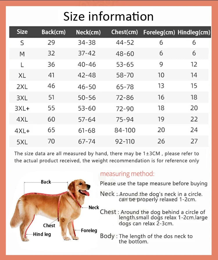 Pet Dog Coat Outdoor Jacket Pet Waterproof Winter Warm Clothes Big Jumpsuit Reflective