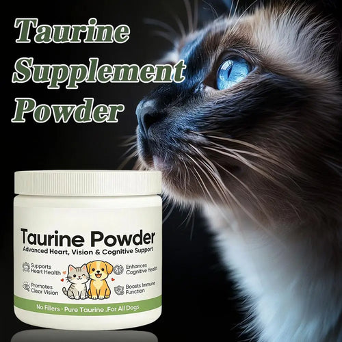30g Taurine Supplement Powder for Cat Dog Supports Heart Vision