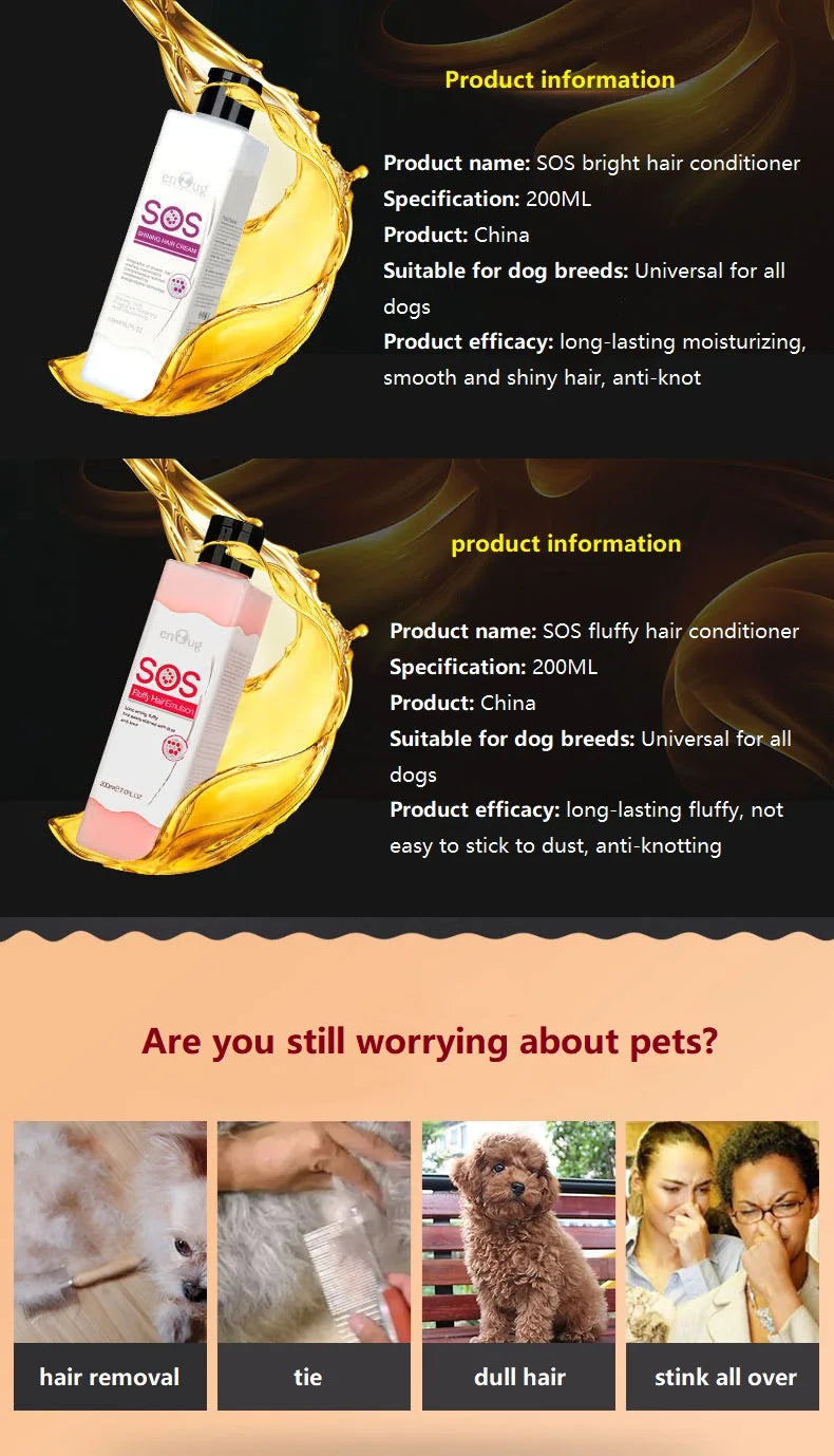 Pet Shower Gel for Puppy and Cat, Shower Soap, Soft Shampoo, Body Wash,