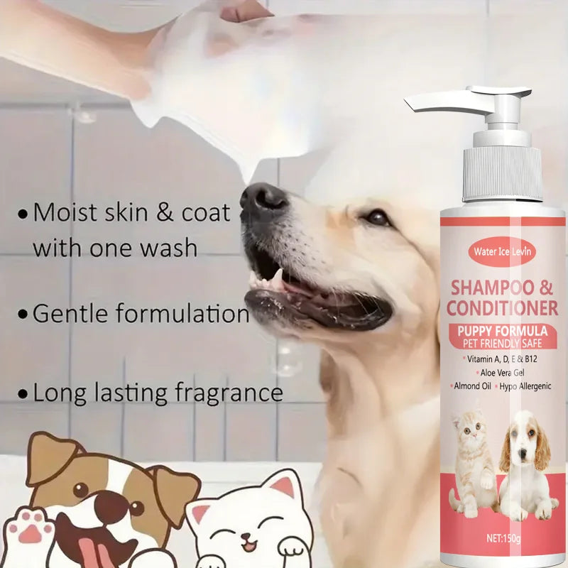 Gentle 2-in-1 Puppy Shampoo & Conditioner with Vitamins & Aloe