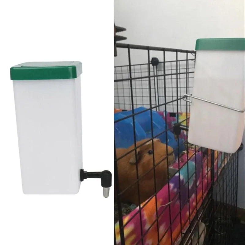 Pet Drinker Water Bottle Dispenser Feeder Hanging Pet Dog Guinea Pig