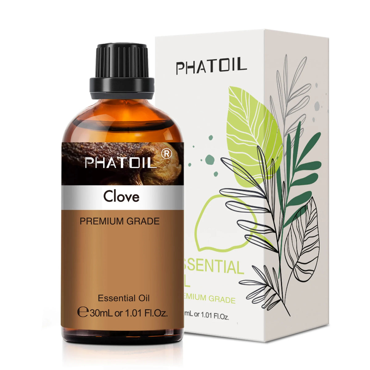 PHATOIL 1PCS Aromatherapy Essential Oil 30ml Lemon Eucalyptus Lavender