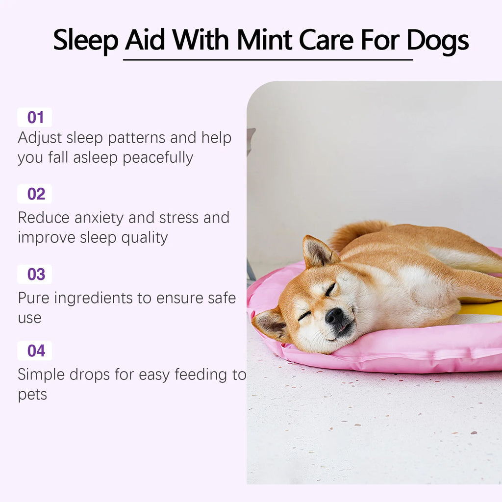 YEGBONG Dog Sleep Support Drops Reduce Anxiety Night Sedation