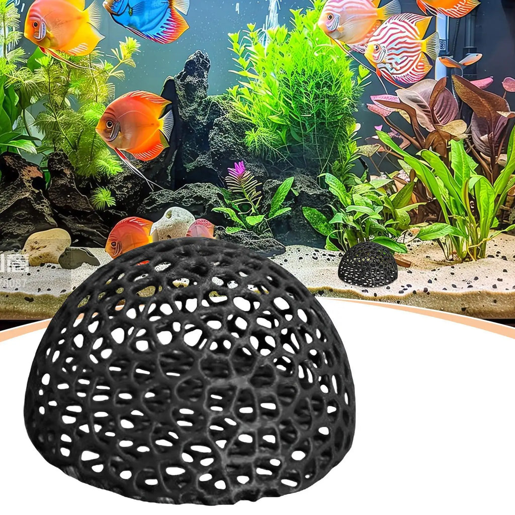 Aquarium Cave Shrimp House Tunnel Realistic Hollow Fish Cave Stone For Shrimp Betta Reptile Vivarium Habitat Enhancement