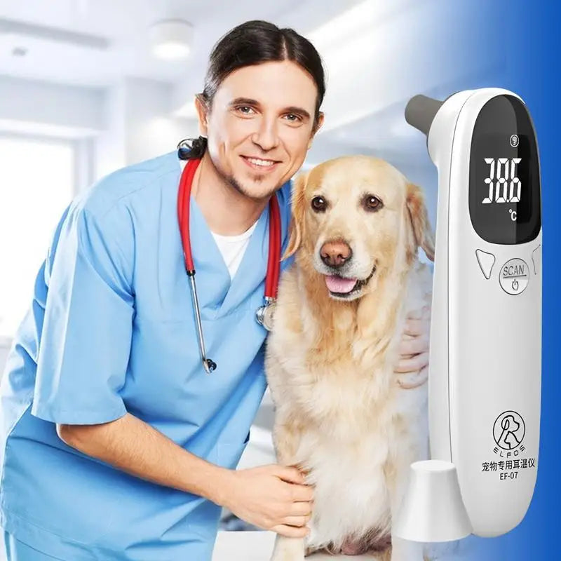 Dog Ear Thermometers Pet Supplies For Dog Accurate Fever Detection Device For Pet Pet Supplies