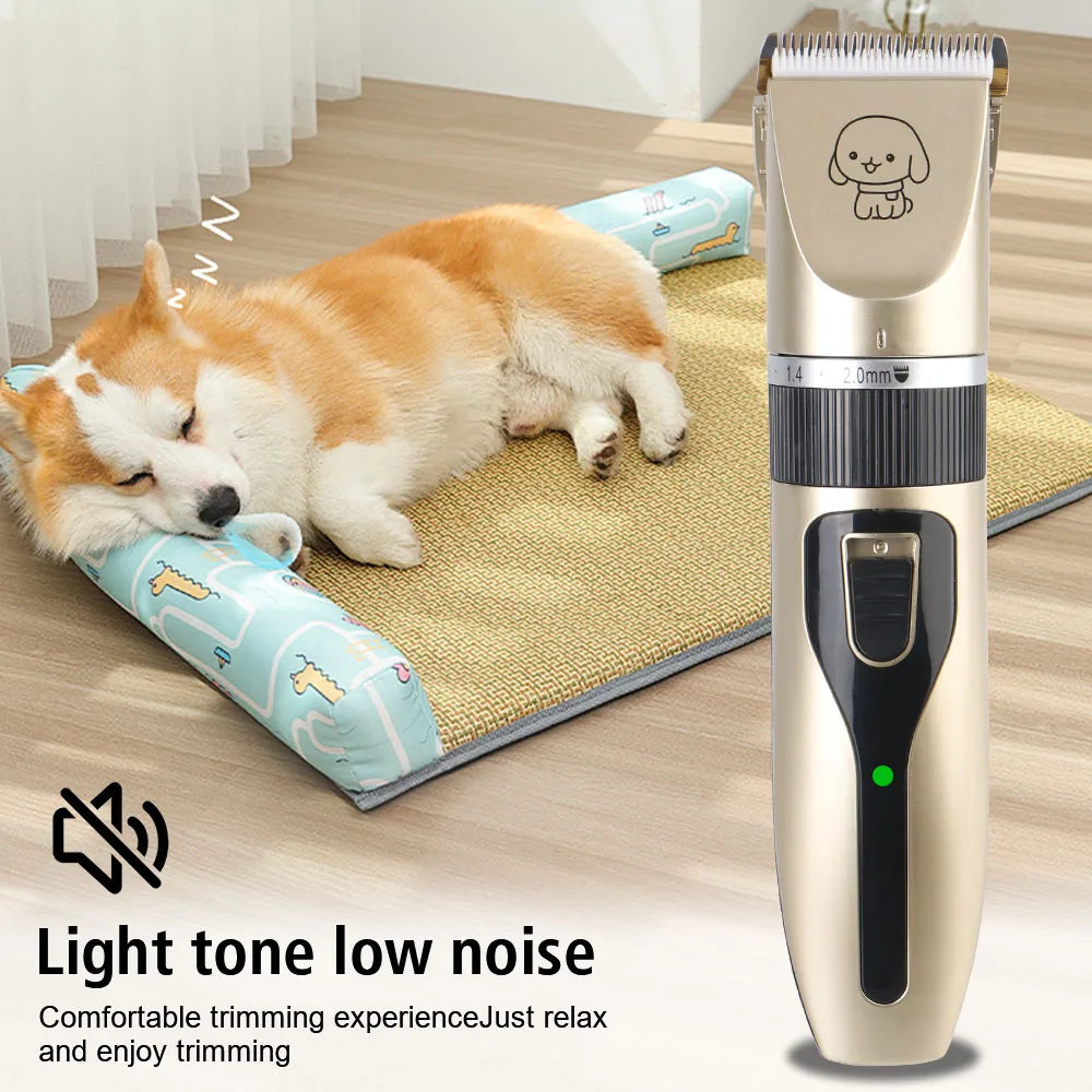 Pet Hair Clipper Haircut Trimmer Shaver Set For Rabbit Dog Cat Puppy