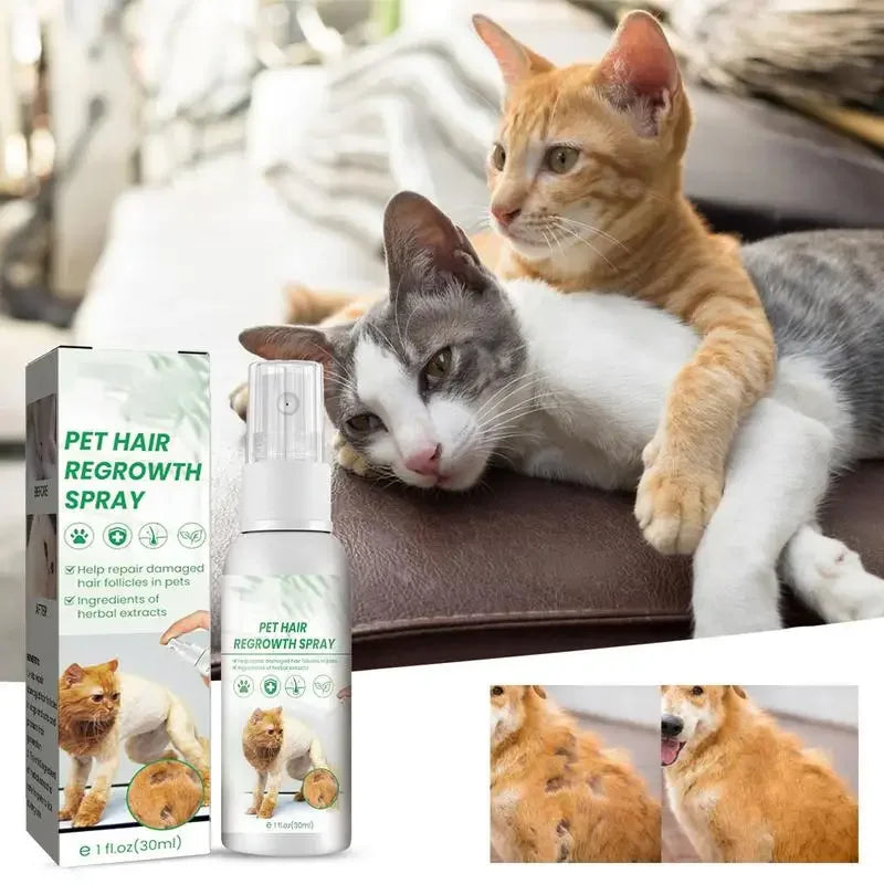 30ml Cat Detangler Spray for Matted Hair Pet Hair Regrowth Spray Cats Comforting