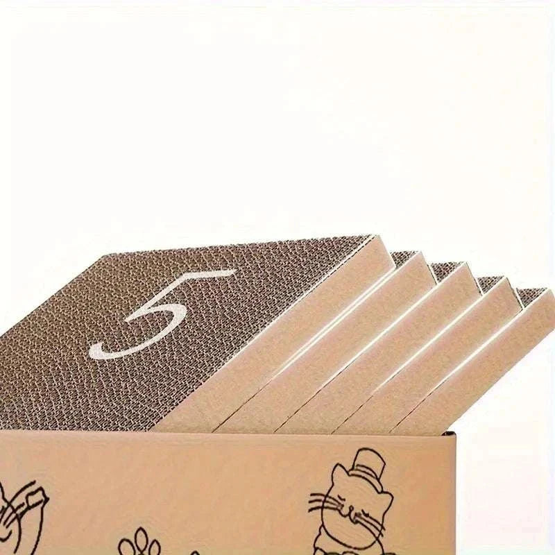 corrugated cardboard cat scratch