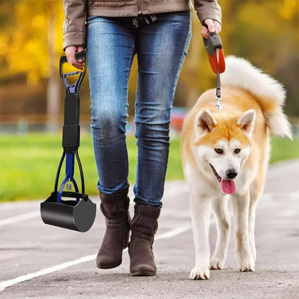 Pet Dog Cleaner Pooper Scooper Long Handle Pet Pooper Scooper