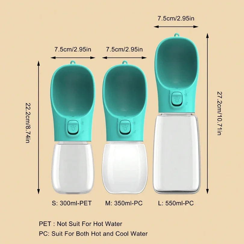 Pet Portable Big Dog Water Bottle for Small Large Dogs Outdoor Hiking