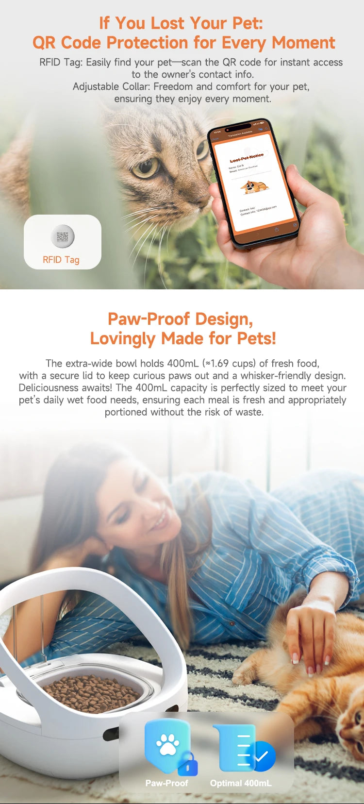 New Petoneer NutriCare Feeder Tailored For Multi-Pet Households Pet feeder