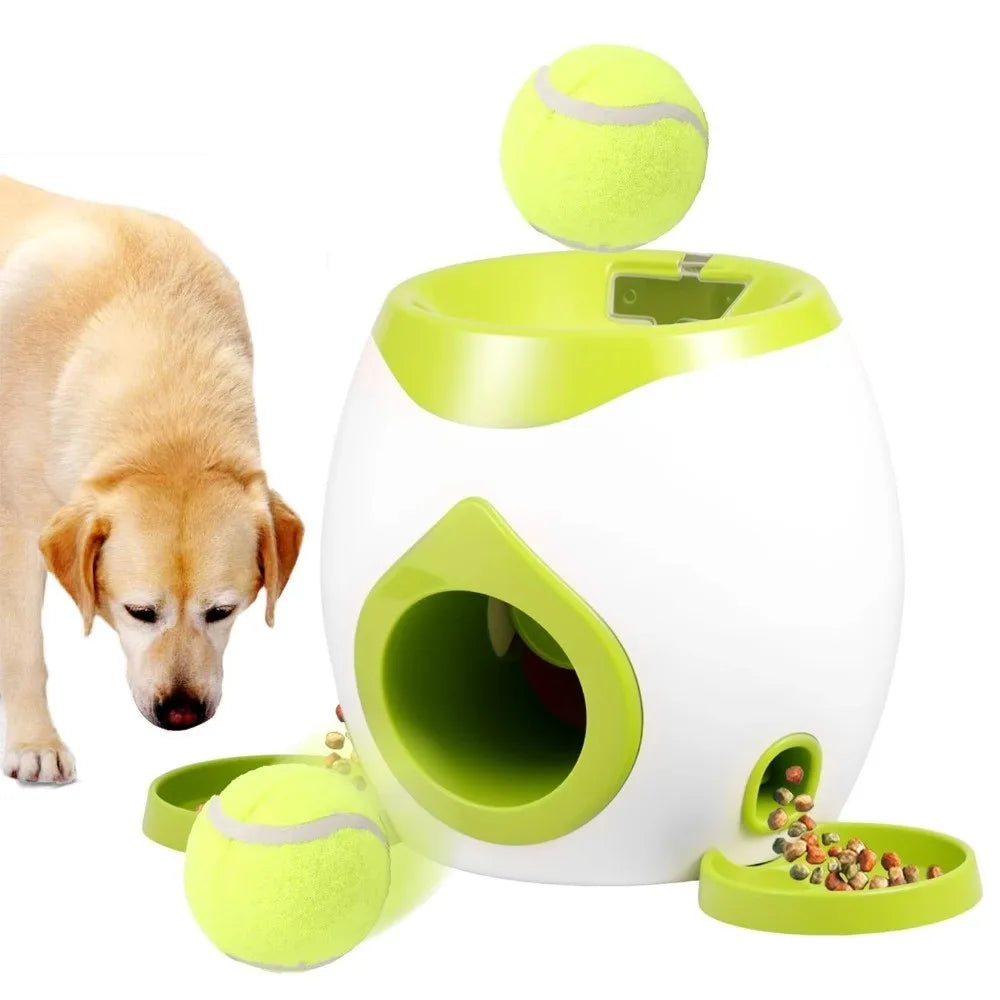 Pet Supplies 2 in 1 Pet Feeding Machine Interactive Toy Leak Food Reward Machine