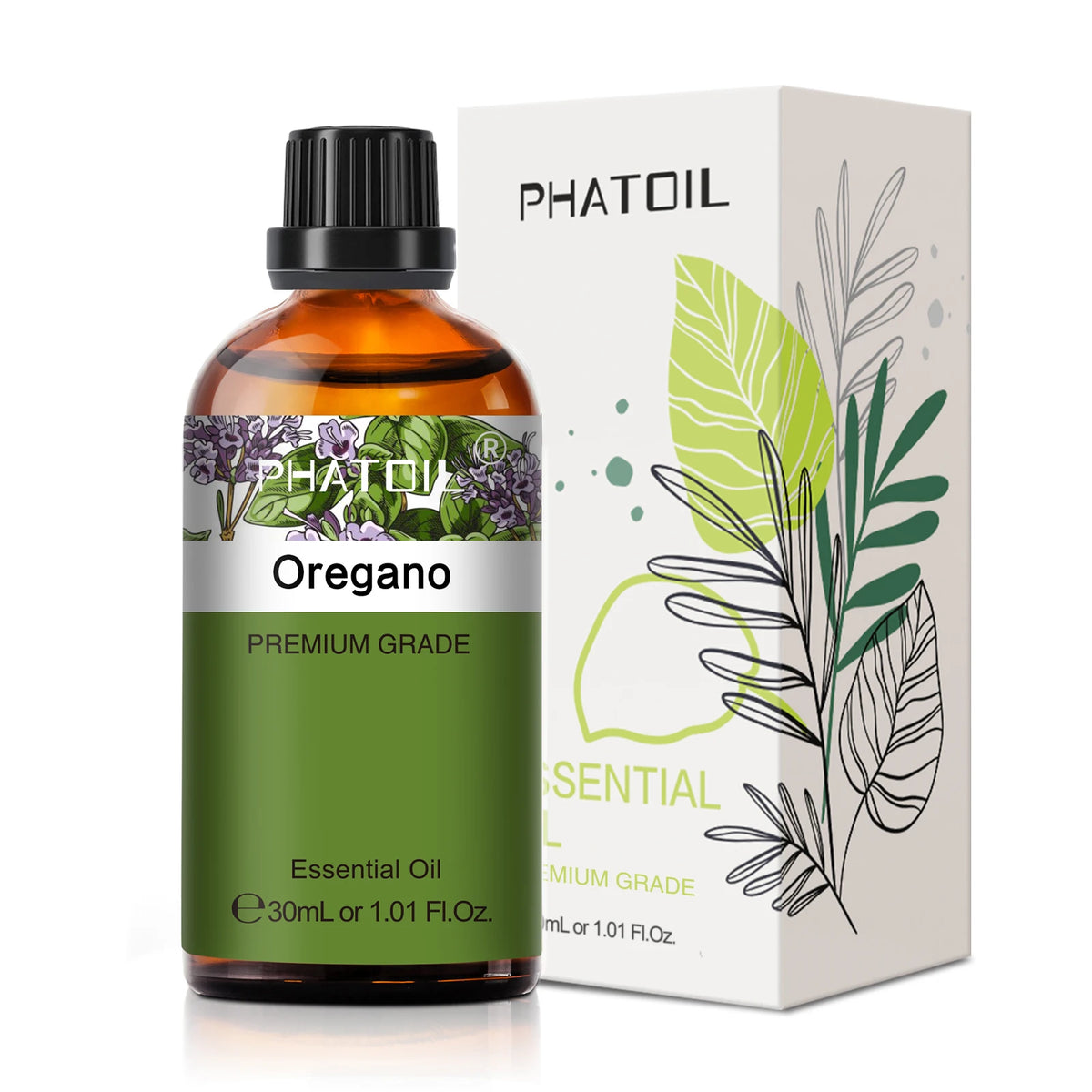 PHATOIL 1PCS Aromatherapy Essential Oil 30ml Lemon Eucalyptus Lavender