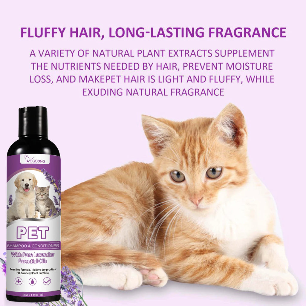 Puppy Kitten Shampoo PH Balanced Moisturizing Coat Anti Mite Flea Killer