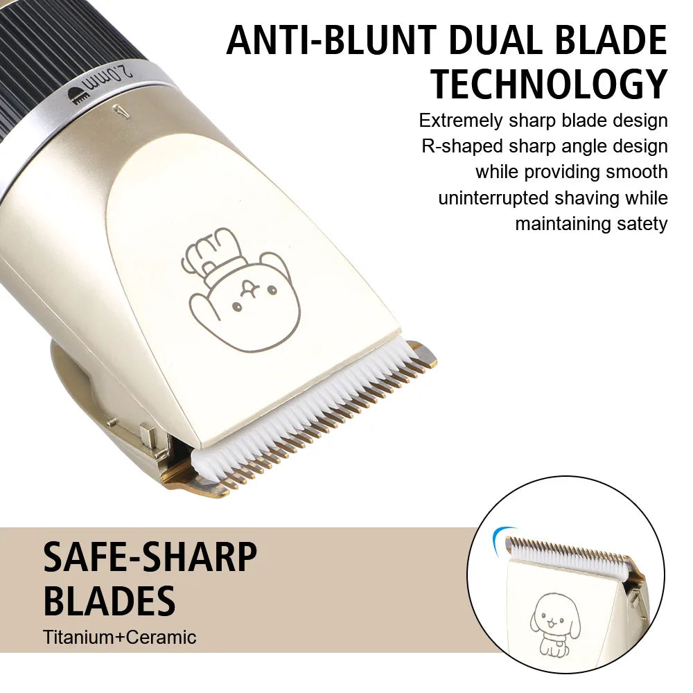 Pet Hair Clipper Haircut Trimmer Shaver Set For Rabbit Dog Cat Puppy
