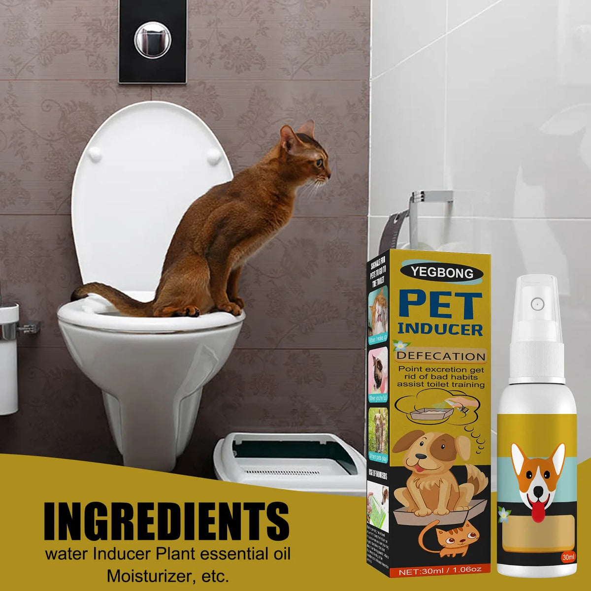 Dog Potty Training Spray Cats Kitten Outdoor Urine Poops