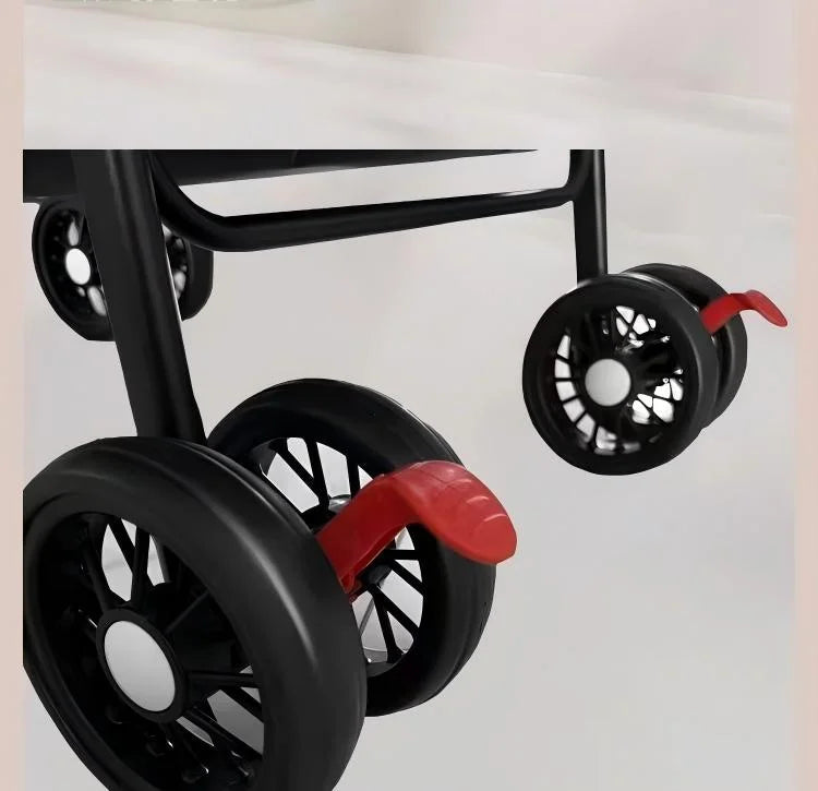 Pet cart, baby cart, small pet cart, lightweight and foldable, suitable for outdoor travel