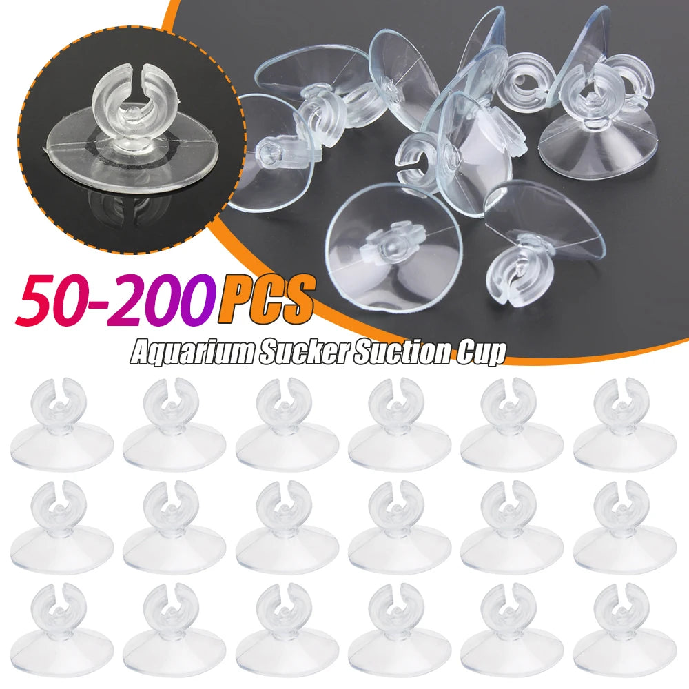 Pump Airline Tube Aquatic Pet Supplies Silicone Aquarium Sucker Suction Cup Holder Sucker for Fish Tank